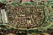Map Of Jerusalem Photograph by Science Photo Library