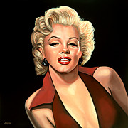 Marilyn Monroe 4 Painting by Paul Meijering
