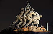 Marine Corps War - Iwo Jima -  Memorial Photograph by Gary Whitton