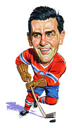 Maurice Rocket Richard Painting by Art  