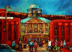 Mcgill Gates Montreal Painting by Carole Spandau