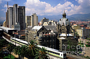 Medellins Metro And Palace Of Culture Photograph by Rafael Macia