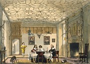 Medieval Family Supper, Wakehurst Drawing by Joseph Nash