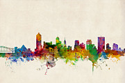 Memphis Tennessee Skyline Digital Art by Michael Tompsett