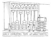 Early Computers Took up Whole Rooms Drawing by Charlie Hankin