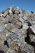 Metal Cans At A Recycling Centre Photograph by Science Photo Library