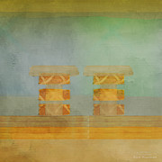 MGL - Abstract Soft Blocks 03 II Drawing by MGL Licensing