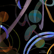 MGL - Abstract Twirl 02 Drawing by MGL Licensing