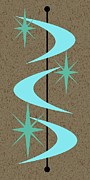 Mid Century Modern Shapes 2 Digital Art by Donna Mibus