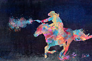 Midnight Cowgirls Ride Heaven Help the Fool Who Did Her Wrong Digital Art by Nikki Marie Smith