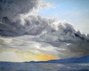 Mighty Clouds Painting by Ida Eriksen