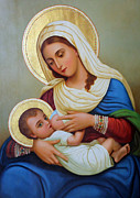 Milk Grotto Artwork Painting by Munir Alawi