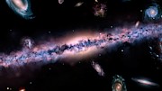 Milky Way And Galaxies Photograph by Science Photo Library