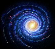 Milky Way Galaxy Photograph by Science Photo Library