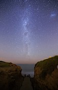 Milky Way Over Coastal Dunes Photograph by Science Photo Library