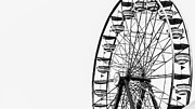 Minimalist Ferris Wheel Photograph by Jon Woodhams