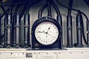 Missile Control Room Clock Photograph by Science Photo Library