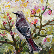 Mockingbird by my Window Painting by Ginette Callaway