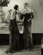 Models In Evening Gowns Photograph by Edward Steichen