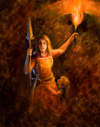 Modern Day Mother in Zion Painting by Anita HartCarroll