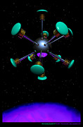 Momentary Sputnik 4 Digital Art by Ann Stretton Momentary Sputnik 4 Digital Art by Ann Stretton
