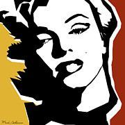 Monroe Digital Art by Mark Ashkenazi