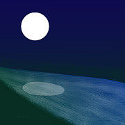 Moon River Digital Art by Andee Design