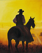 Morning Fog Painting by Don Dane