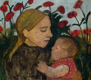 Mother And Child, C.1904 Painting by Paula Modersohn-Becker