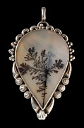 Mounted India Dendritic Agate Photograph by Science Photo Library