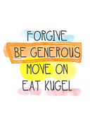Move On and Eat Kugel Painting by Linda Woods
