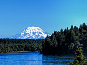 Mt. Rainier from Shelton WA Photograph by Ron Roberts