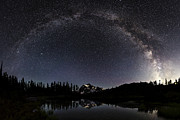 Mt. Shuksan and Milky Way Arch Photograph by Yoshiki Nakamura