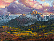 Mt. Sneffels Painting by Aaron Spong