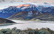 Mt. Timpanogos Winter Sunrise Photograph by Gary Whitton