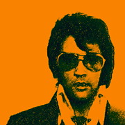 Mugshot Elvis Presley square Photograph by Wingsdomain Art and Photography