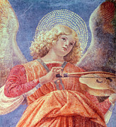 Musical Angel with Violin Painting by Melozzo da Forli