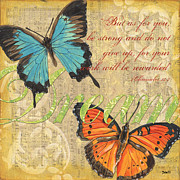 Musical Butterflies 1 Painting by Debbie DeWitt