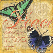 Musical Butterflies 2 Painting by Debbie DeWitt