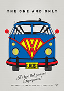 MY SUPERHERO-VW-T1-superman Digital Art by Chungkong Art