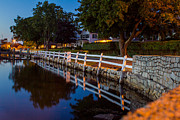 Mystic River Wall Reflection Photograph by Kirkodd Photography Of New England