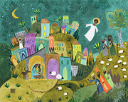 Nativity Three Painting by Kate Cosgrove