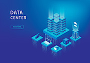 Network servers concept Drawing by Miakievy