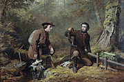 New York Mink Trappers Painting by Granger New York Mink Trappers Painting by Granger