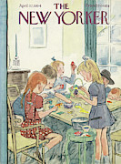 New Yorker April 17th, 1954 Painting by Perry Barlow