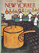 New Yorker April 9th, 1960 Painting by Abe Birnbaum