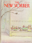 New Yorker April 9th, 1984 Painting by Eugene Mihaesco