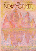New Yorker August 18th, 1975 Painting by Eugene Mihaesco