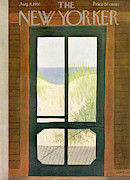 New Yorker August 8th, 1953 Painting by Edna Eicke