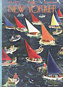 New Yorker August 9th, 1952 Painting by Garrett Price